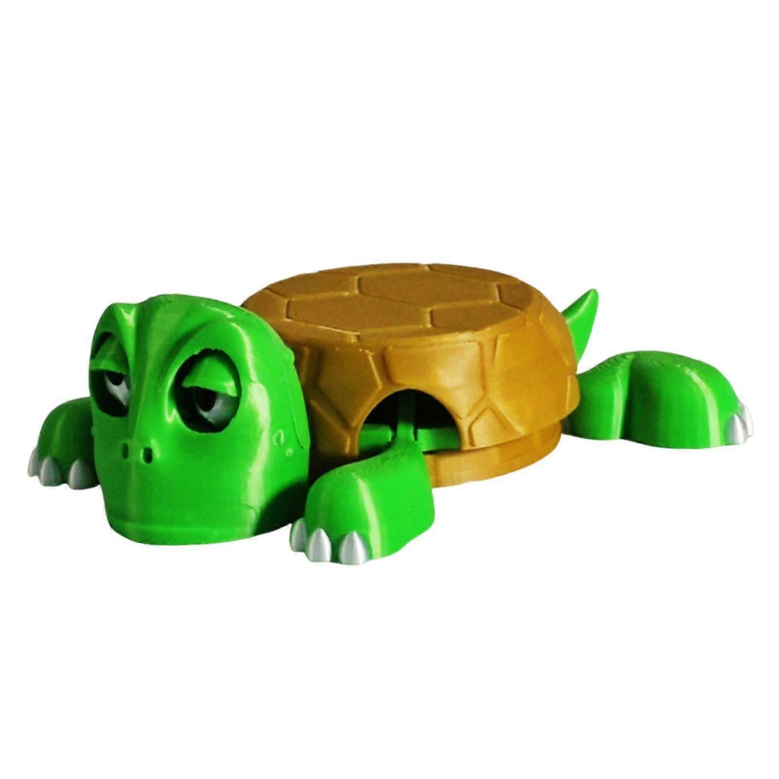 Crushed Turtle Coaster with Funny Expression 3D Printed Drink Coasters for Tortoise Lover Housewarming Presents