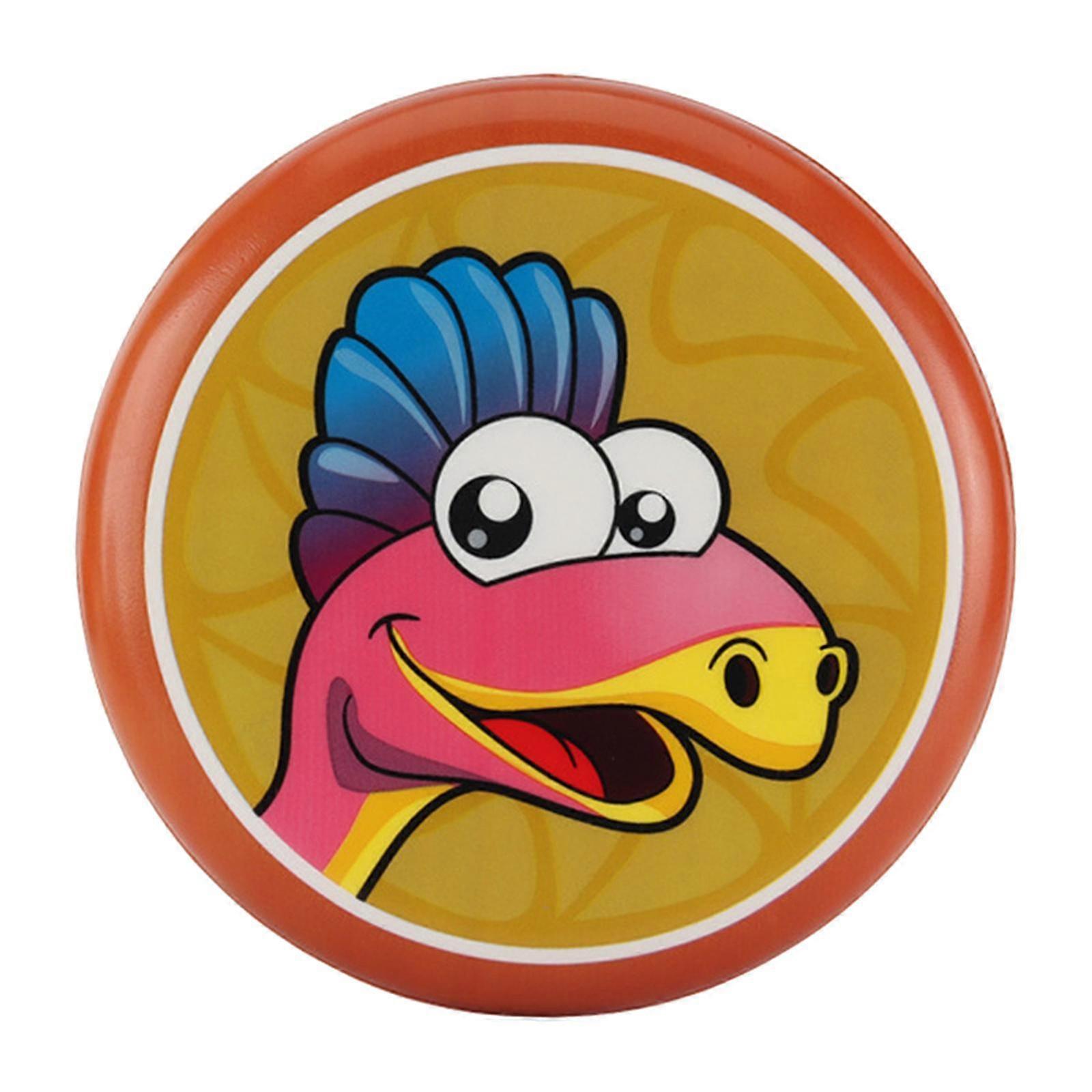 , Cartoon Design Parent-Child Interactive Flexible Circular Creative Saucer for