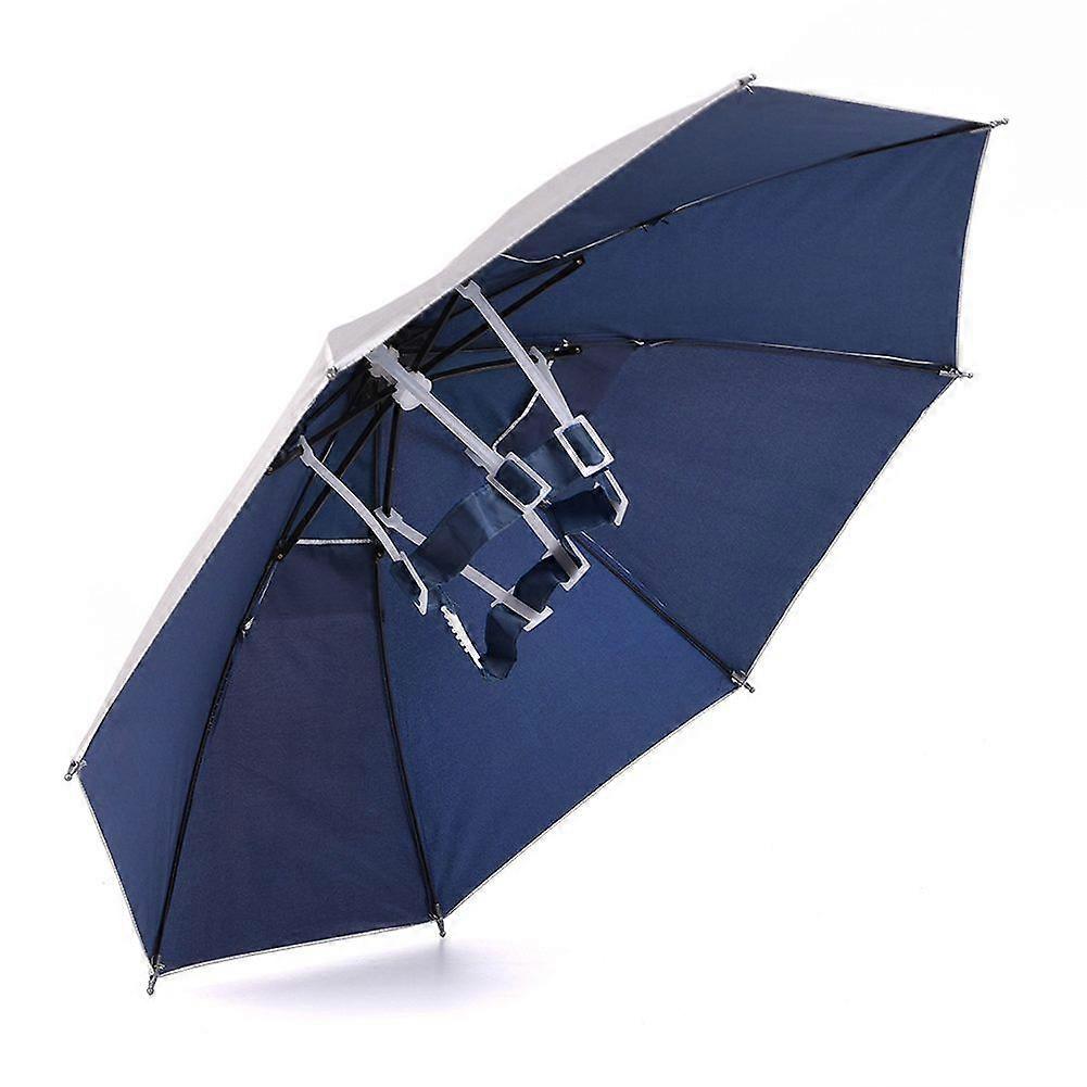 Foldable Umbrella Hat - Compact Headwear for Sun and Rain