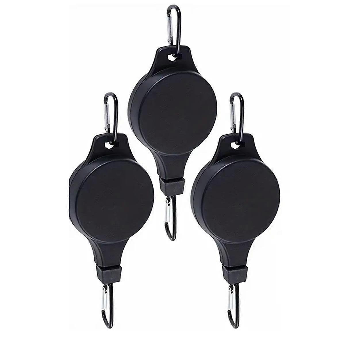Adjustable Plant Hanger Pulley - Retractable Wheel for Hanging Plants