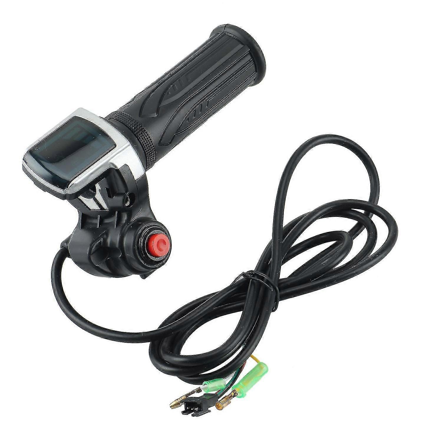 36v Electric Bicycle Scooter Speed Throttle Grip Lcd Display with Switch Ebike Twist Throttle Accel Edition