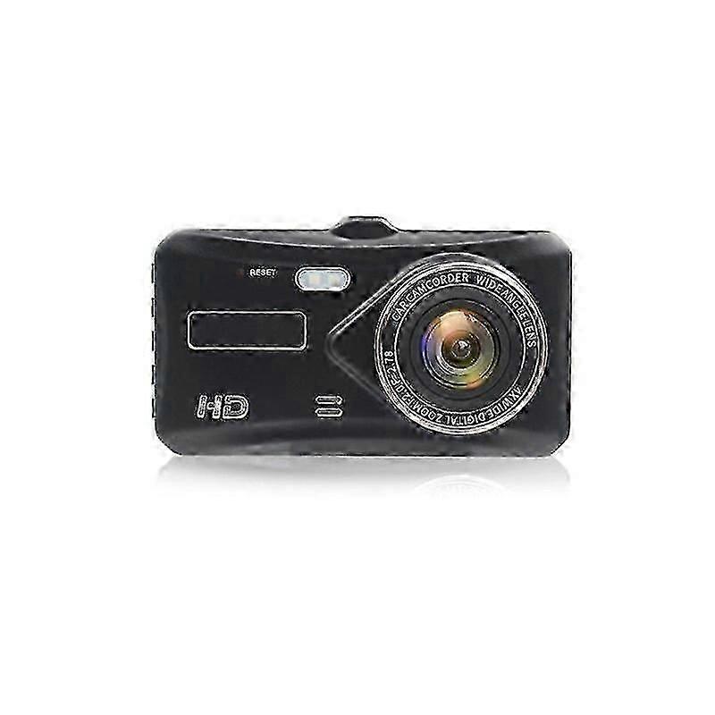 Car 4 Inch Touch Screen Driving Recorder 1080p HD Night Vision Dual Lens Car Front and Rear Dual Recording