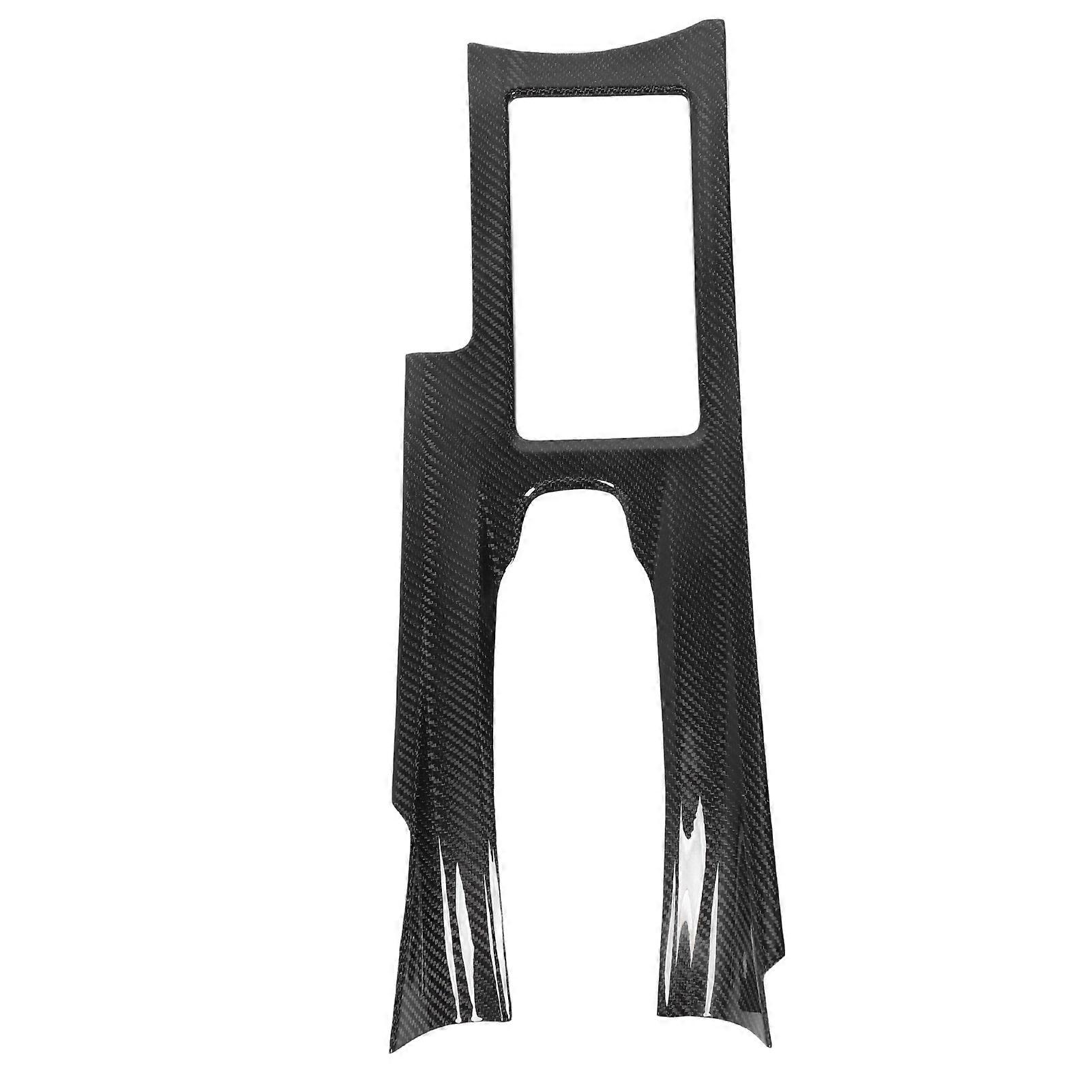 Center Control Panel Frame Decorative Sticker Carbon Fiber Interior Gear Shifter Trim Accessories Fit for GTR R35