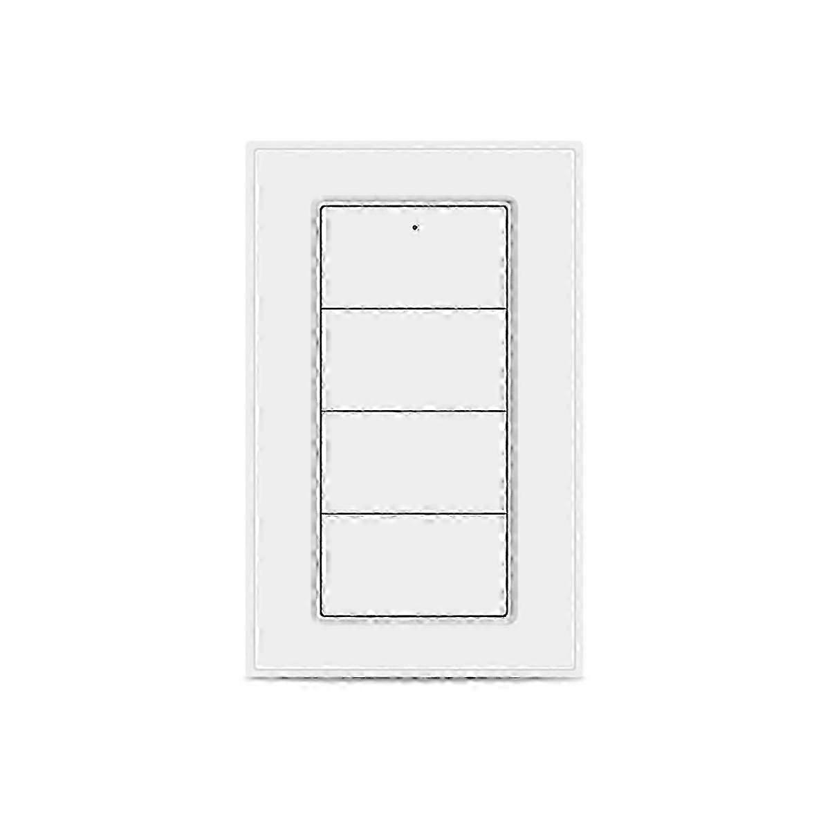 Tuya Zigbee Wireless 4-Gang Scene Switch Smart Life App Control, Battery Powered Portable Scene Push Button Switch