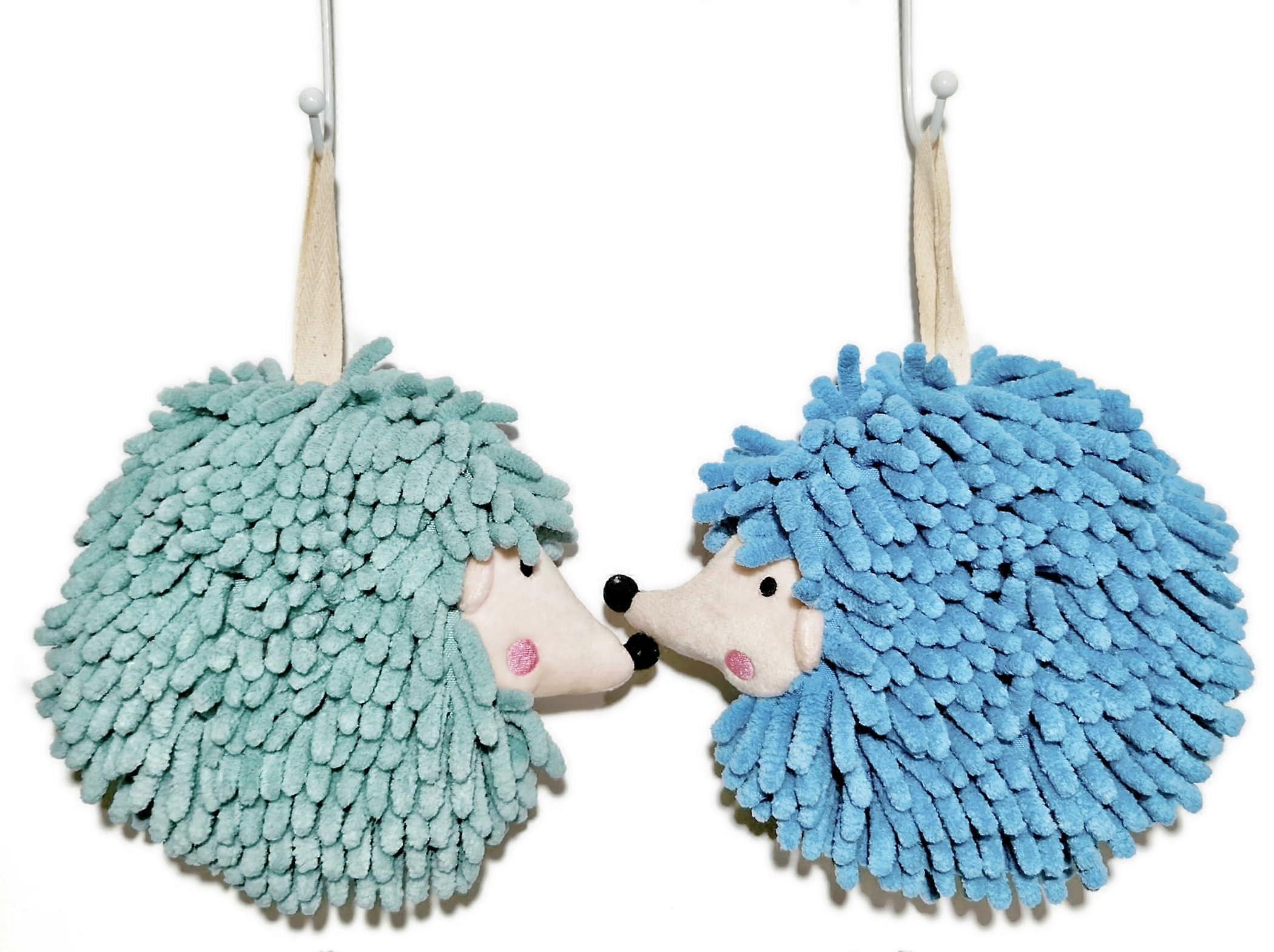 2 Set Fuzzy Hand Towels Dry Quick for Bathroom Small Size