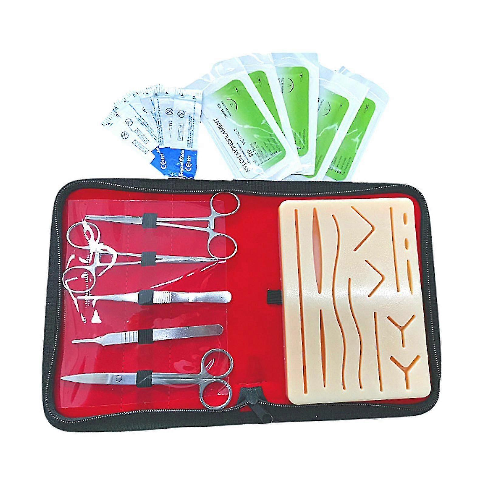 Suture Practice Kit Surgical Set Surgery Suture Simulation Training Kit For Student TY