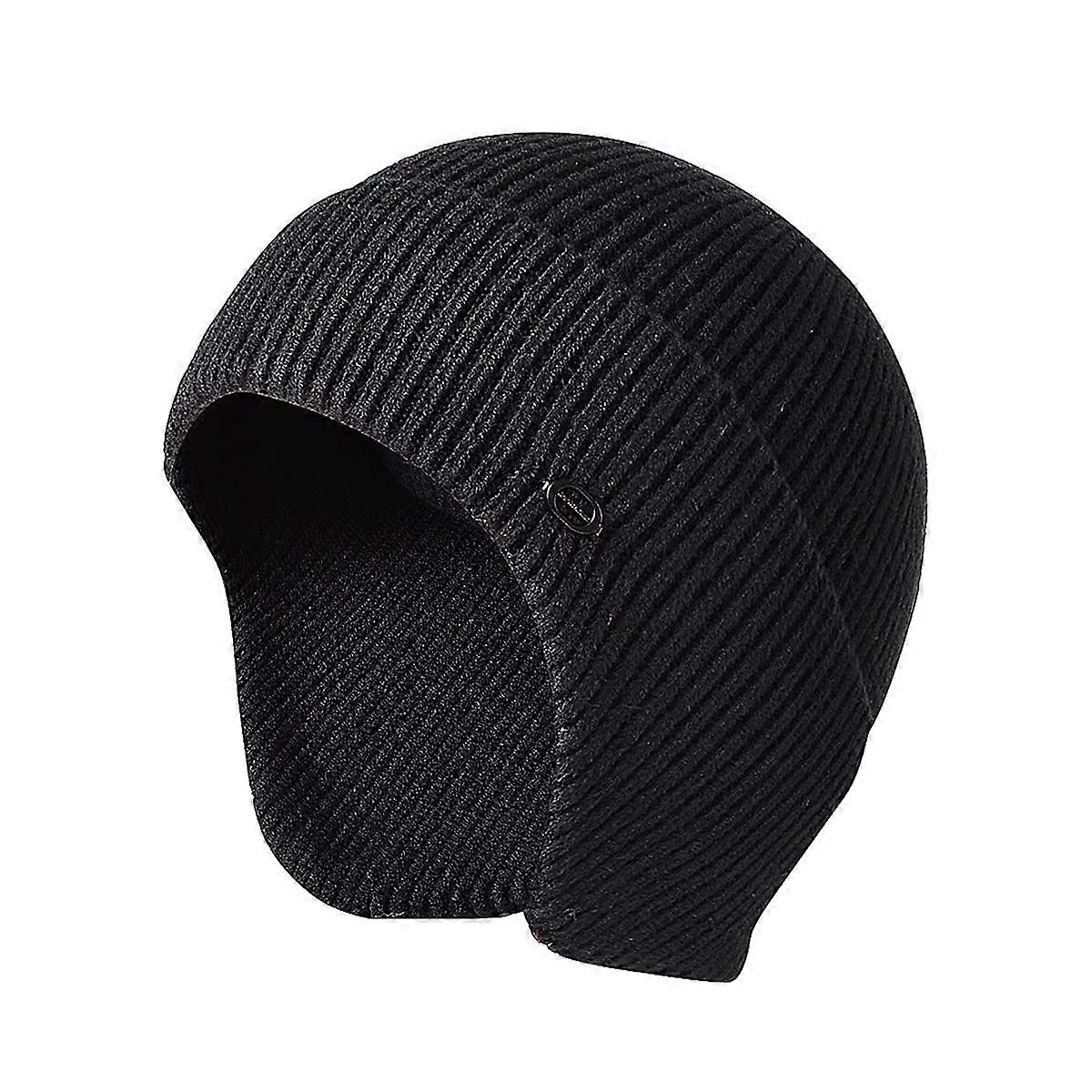 Winter Beanie hats for men open storage knitting concerns