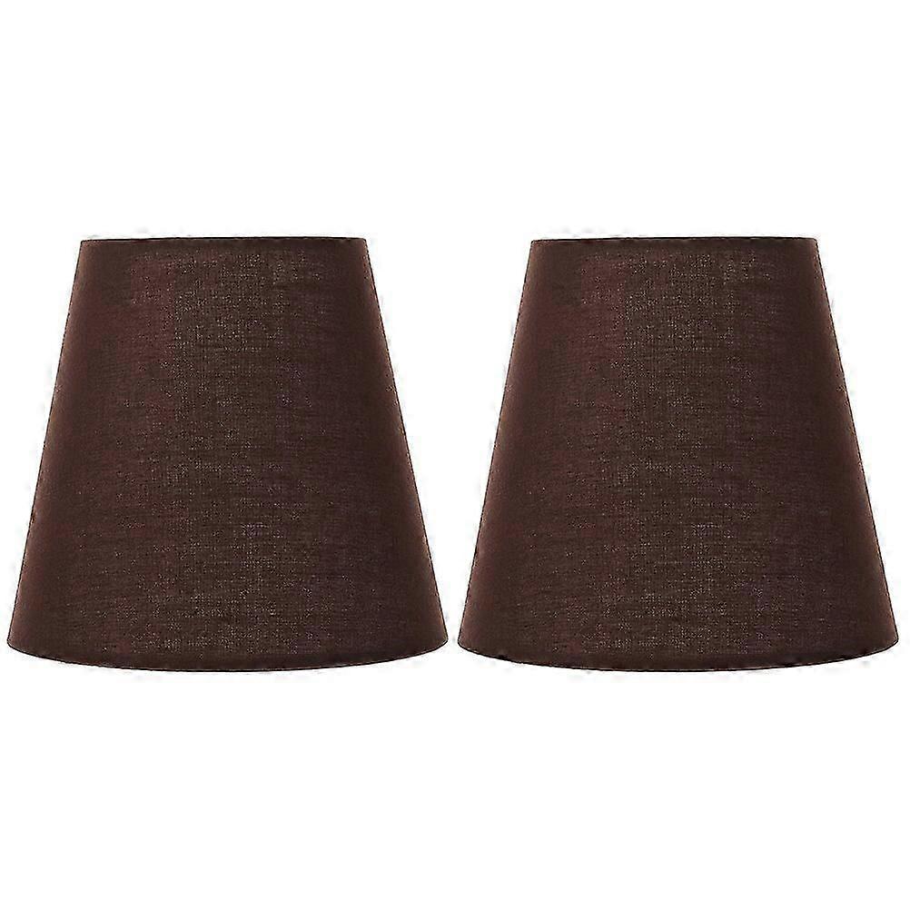 2Pcs Rustic Lampshade Table Lamp Cover Replacement Chandelier Floor Light Lamp Shade
