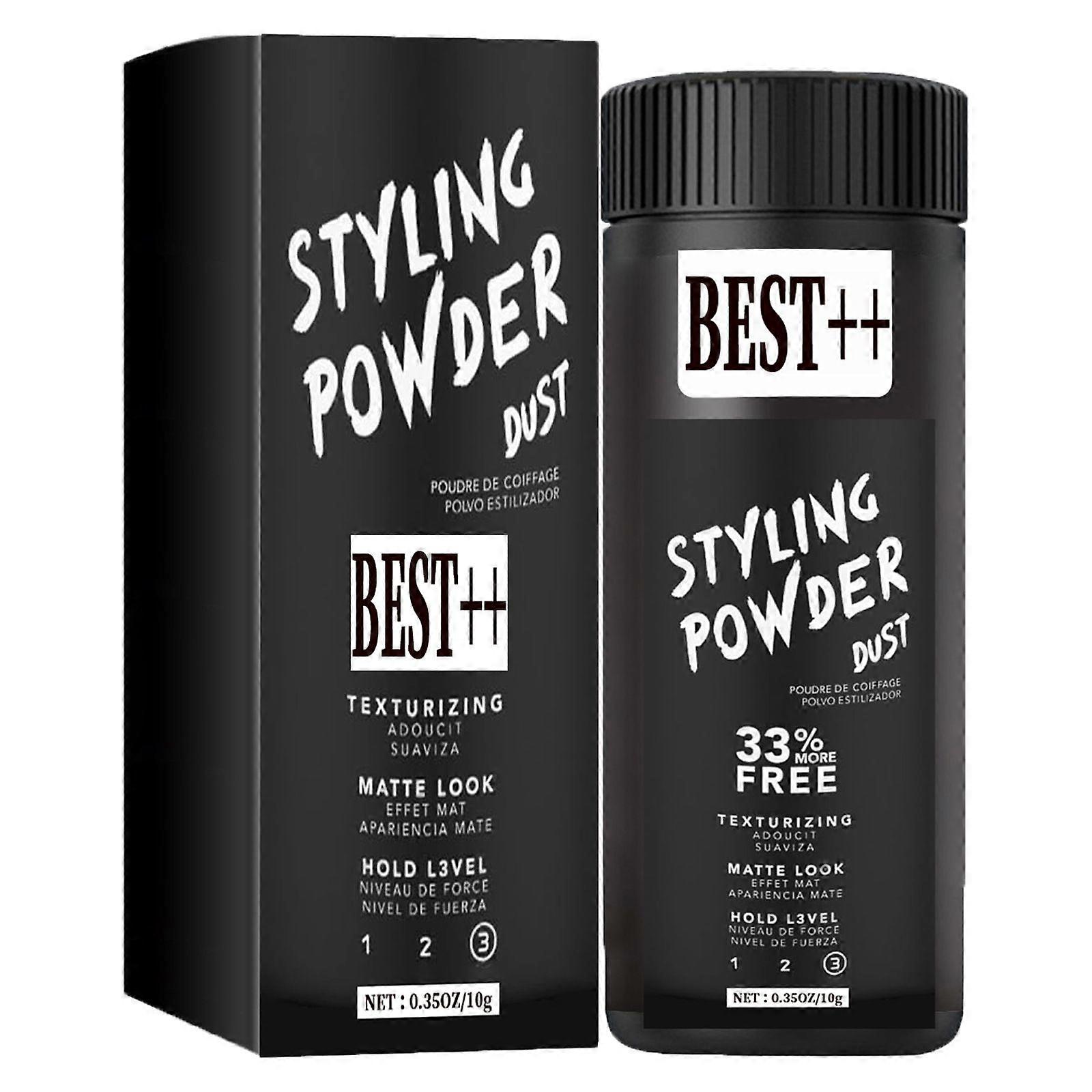 Hair Styling Powder, Matte Natural Look for Men & Women, Hair Volumizer with Medium Hold, Long Lasting, Easy to Apply, No Sticky Residue