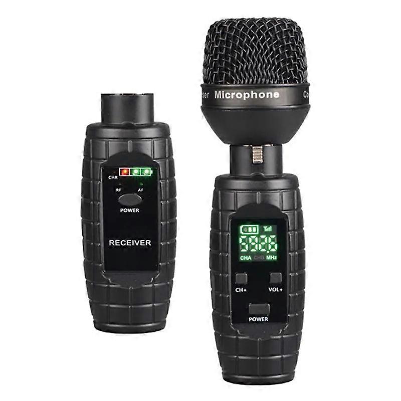 XTUGA U-95 Wireless XLR Sender und Empfänger UHF Wireless Gitarrensender Empfänger mit dynamischem Mikrofon