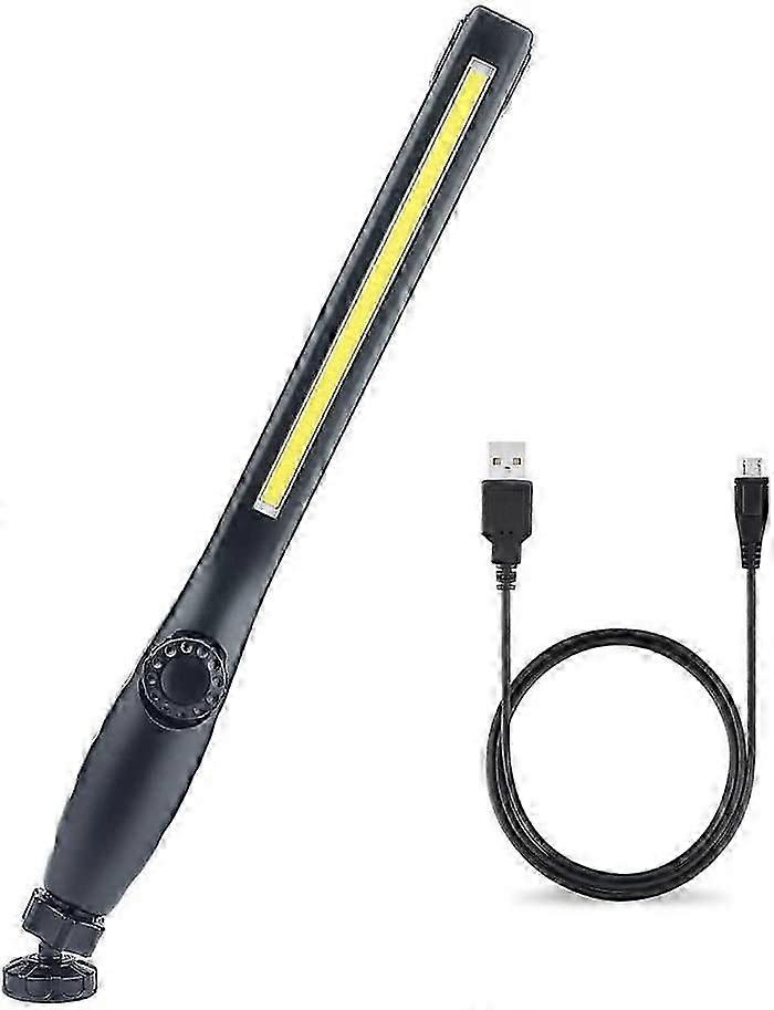 Rechargeable LED Work Light with Magnetic and USB 360 Degree Rotation, Rechargeable LED Inspection Light, Inspection Light for Household Workshop Outd