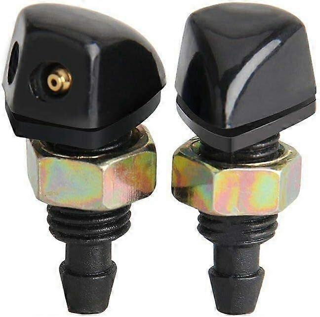 2-Piece Automatic Windshield Washer Pumps - Replacement Nozzles for Windshield Washer System