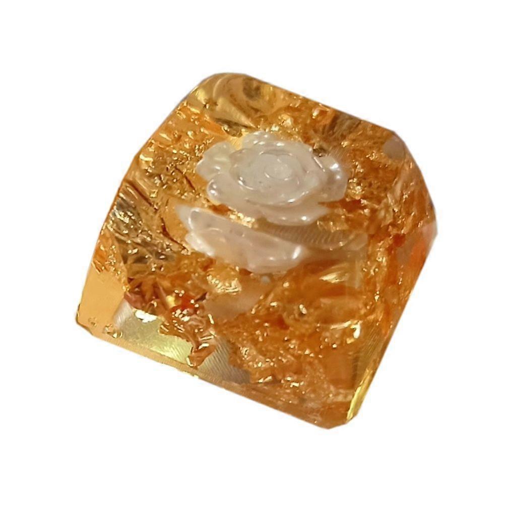 Mechanical Keyboards Camellias KeyCaps Resins Flower Pattern ESC Keycaps