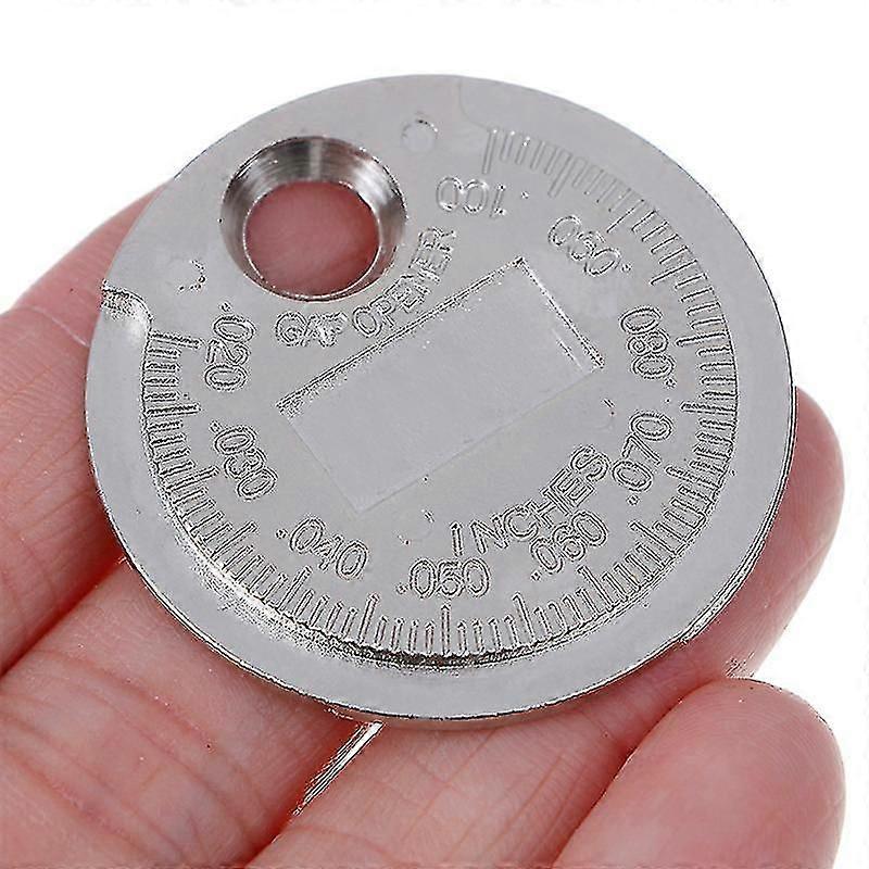 Spark Plug Gap Gauge Tool Measurement Coin-type 0.6-2.4mm Range Spark Plug Gage Hfmqv