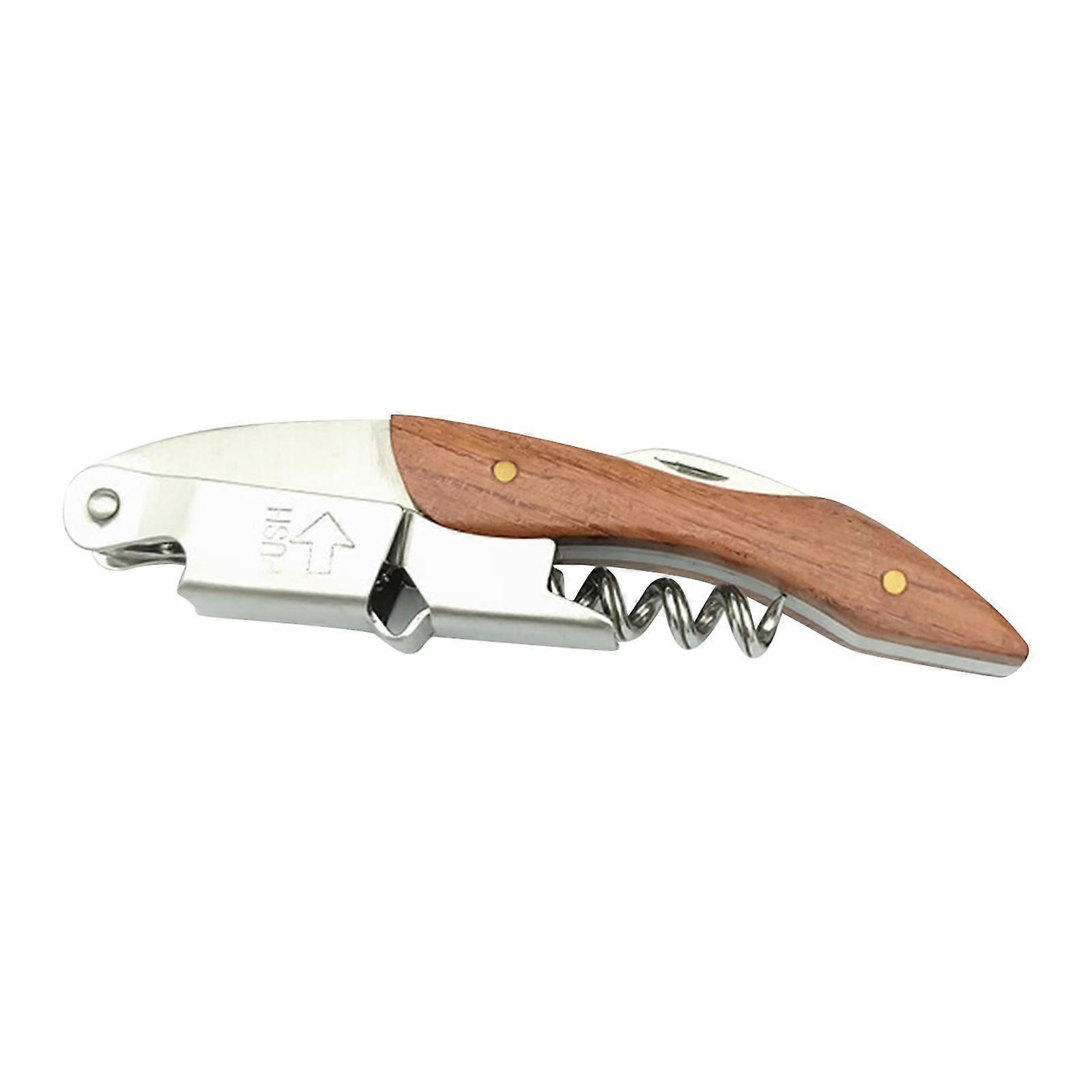 Log Handle Bottle Opener Multifunctional Portable Knife Bottle Opener Wine Wine Bottle Opener OO