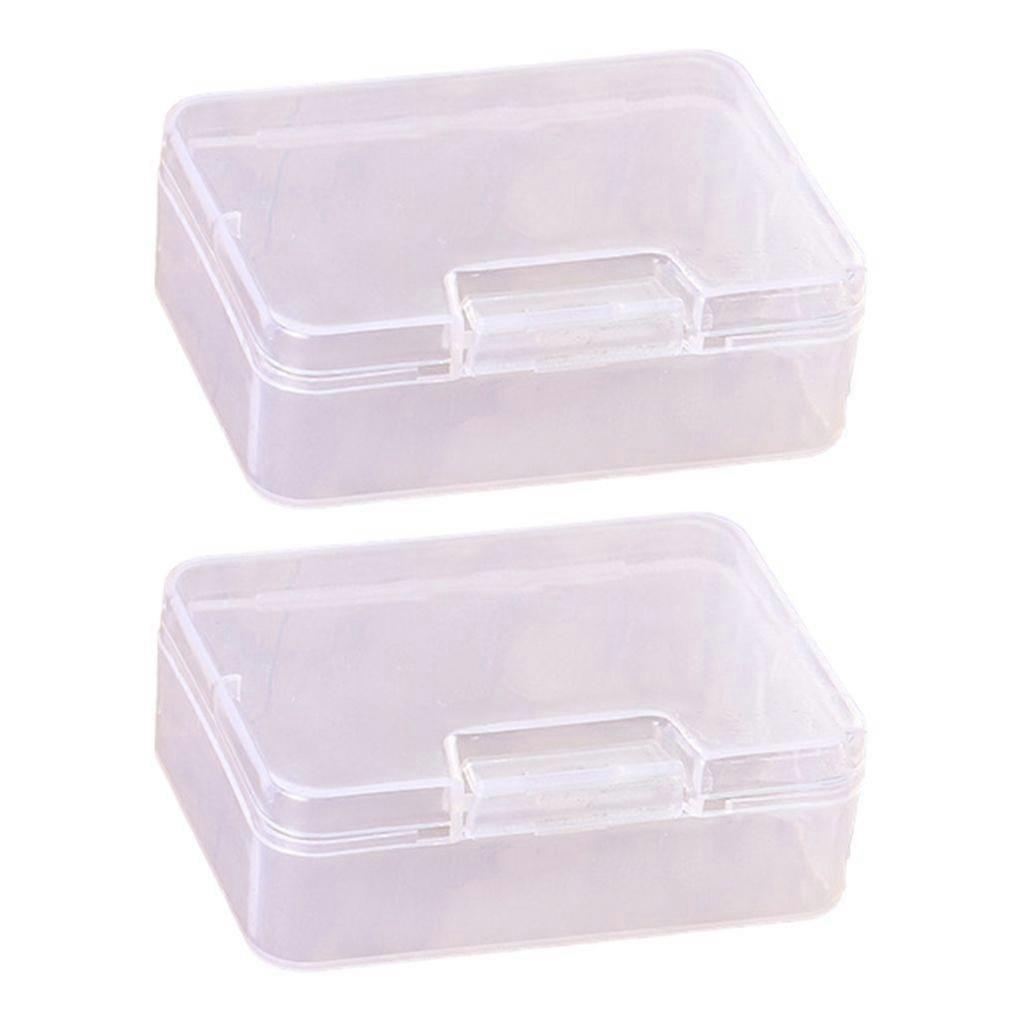 Delicate Clear Plastic Containers Holder Box For Sorting Small Household Items