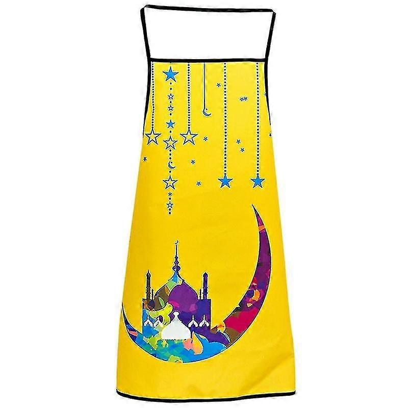 Eid Dan Pattern Apron Oil Ester Digital Printed