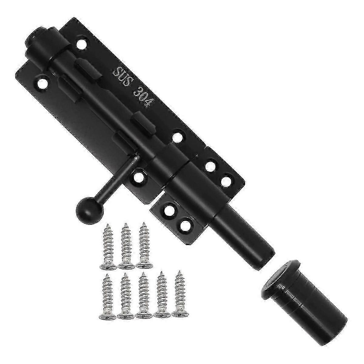 頑丈なスライドボルトゲートラッチ（南京錠付き）、水平ボルトラッチフロアラッチハードウェアとロック