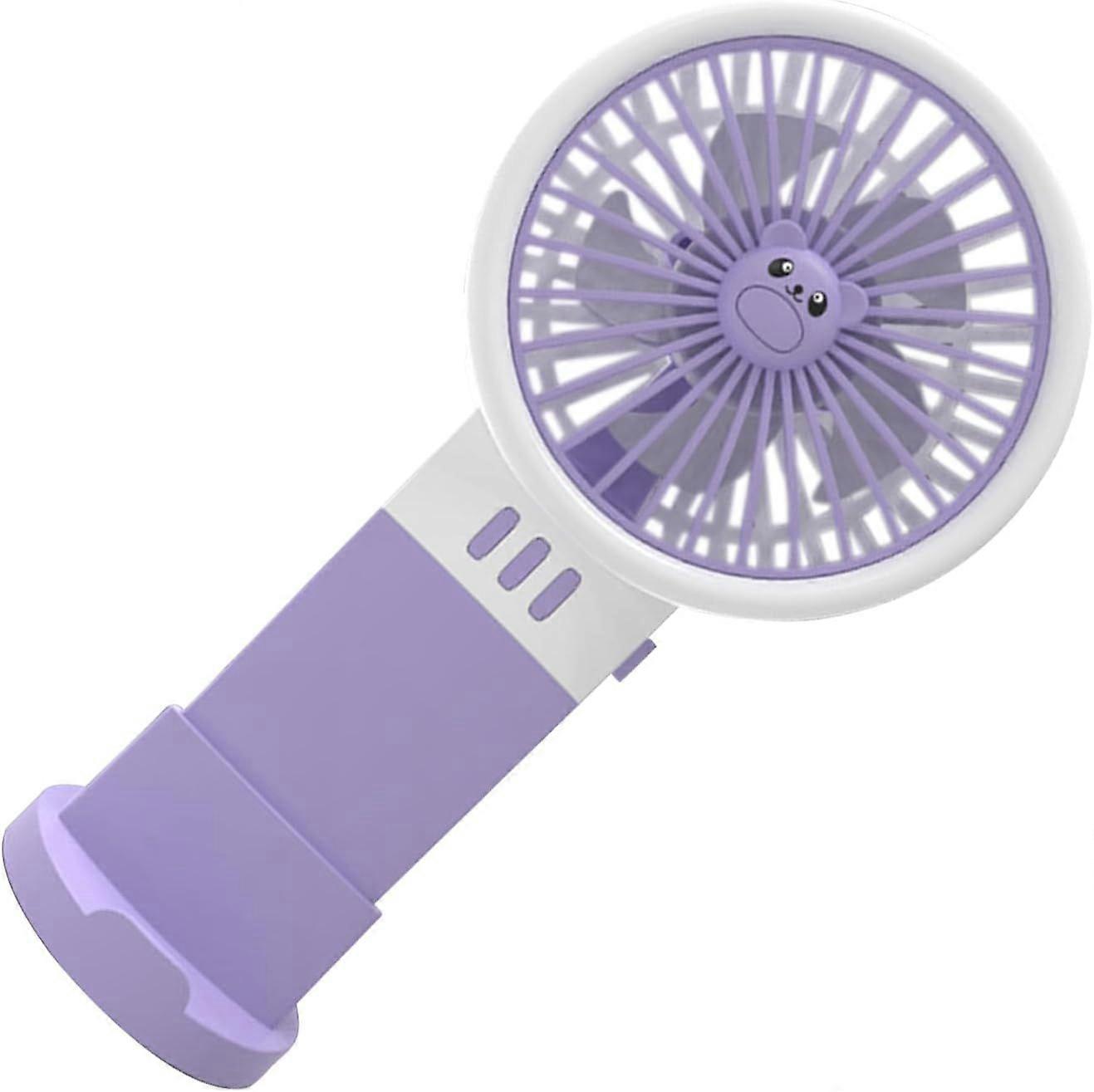 Hand Held Fans Foldable | Cute Powerful Lightweight Personal Fan - Multi-functional Outdoor Cooling Device For Offices Workspaces Beach Trips Camping