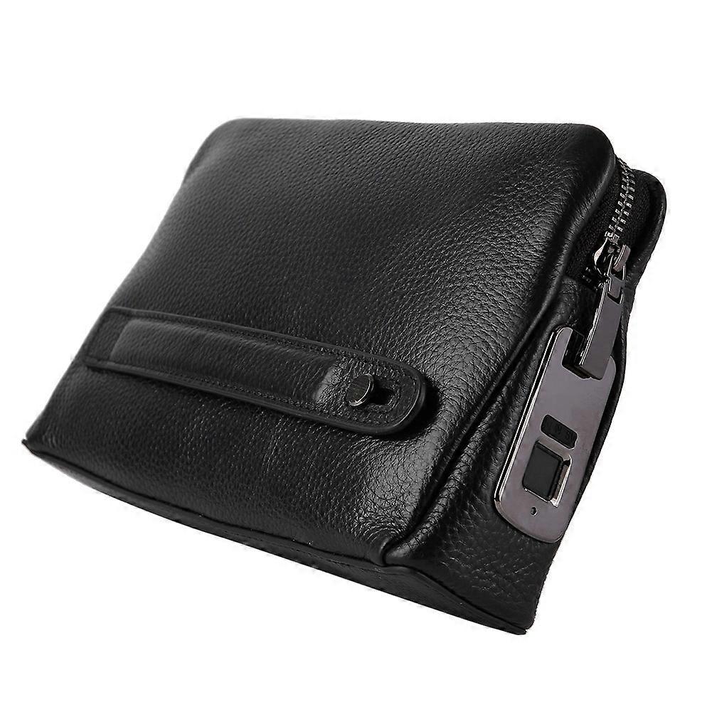 Smart Leather Fingerprint Wallet for Men - Quick Access & Secure, Durable Design