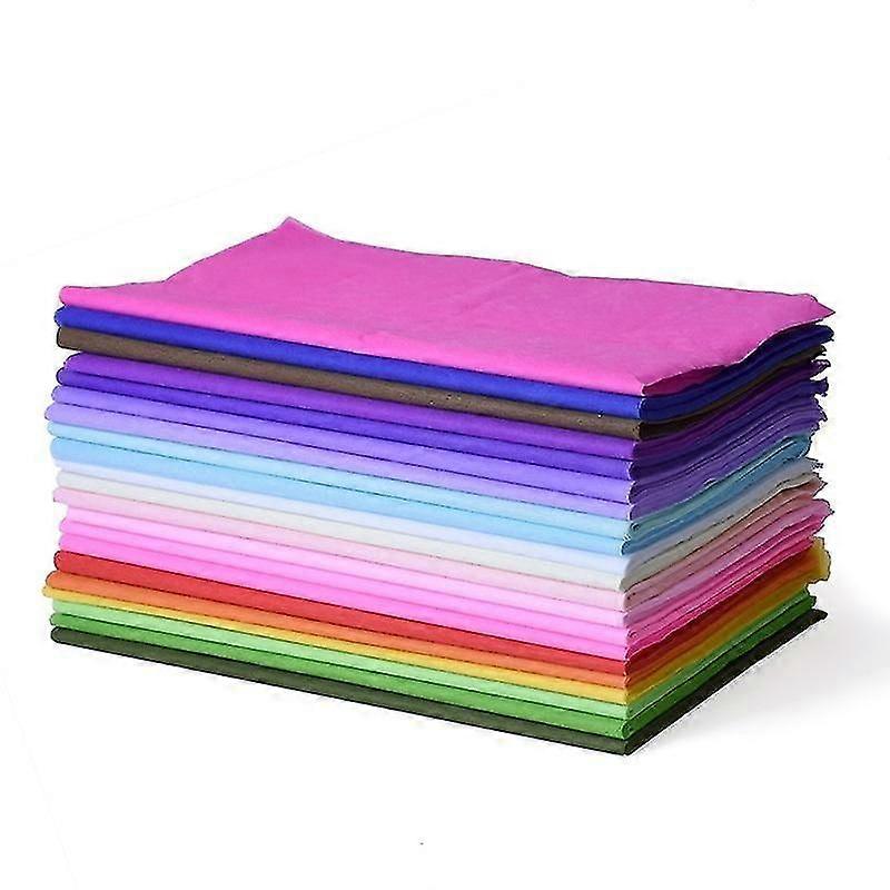 245 Sheets Colored Tissue Paper Bulk Wrap Craft Paper 20 x 20" for Art Gift Tissue Decorations (Rand