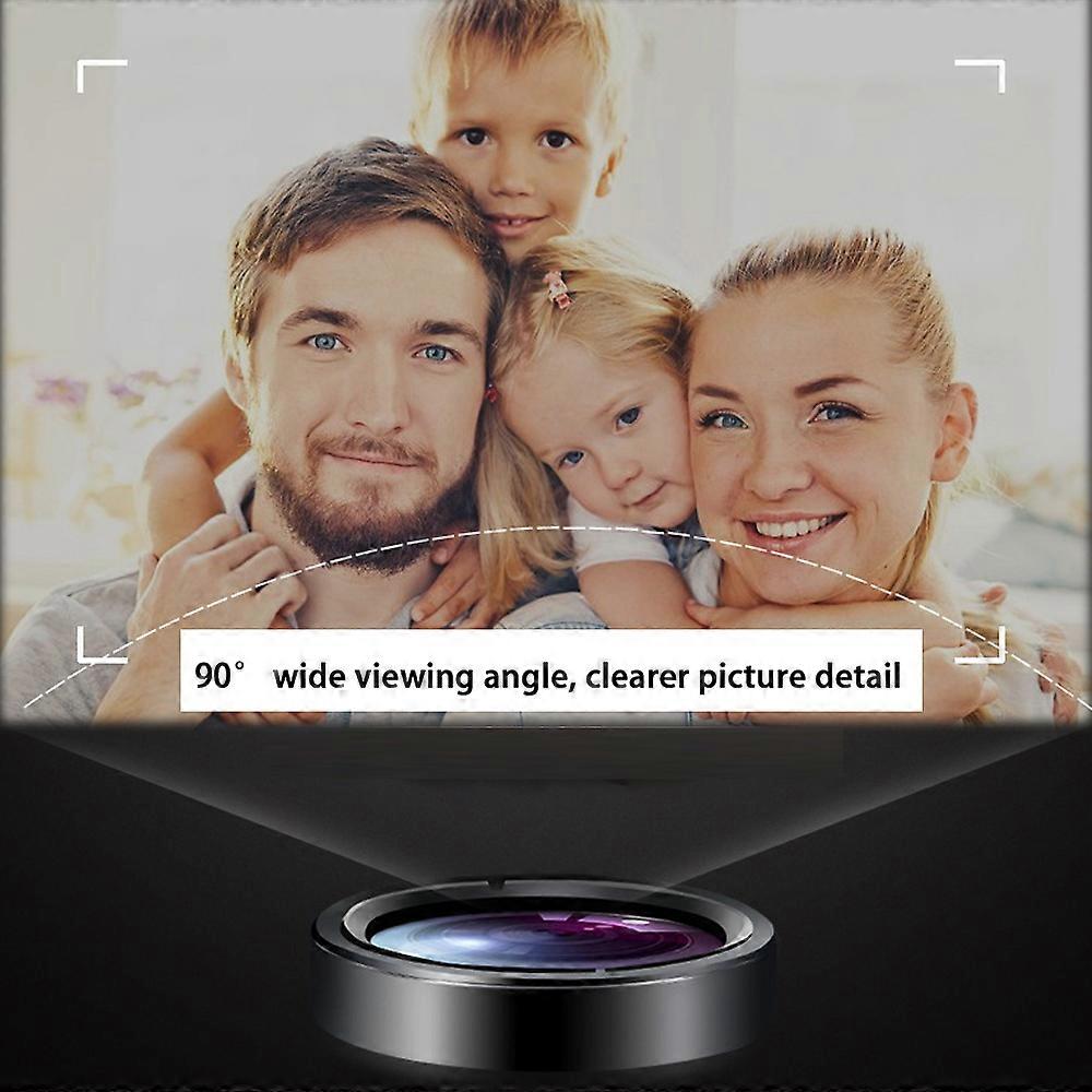 FHD1080p High Definition 1920*1080 30fps Webcam USB 90° Wide Angle Web Camera with Microphone