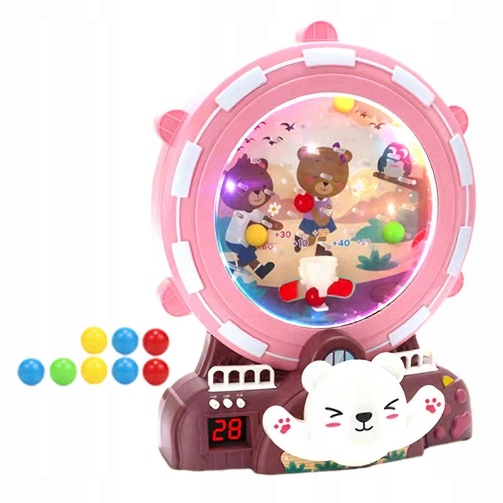 Dětské fazole Picker Elektronický Pinball Machine Dárek Růžové bodování