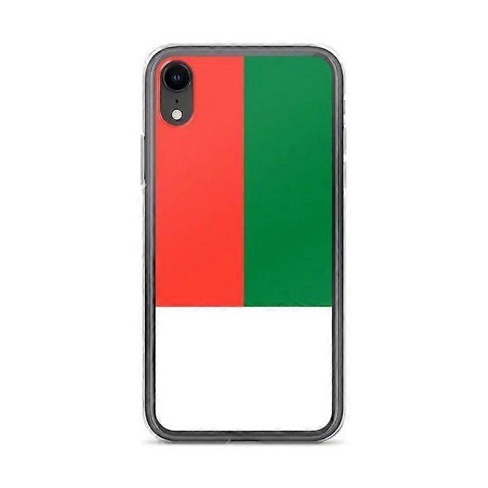 Phone Case - PIXELFORMA - Madagascar Flag - Compatible with iPhone XR - Flexible - Shockproof