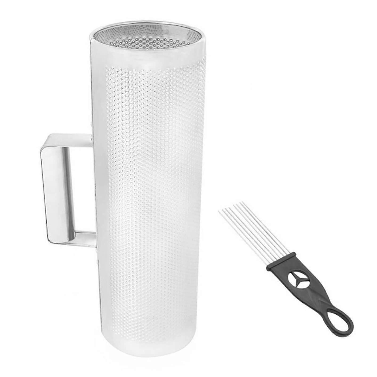 Stainless Steel Guiro Set, Portable HeavyDuty Metal Guiro with Scraper for Musical and Percussion Instruments