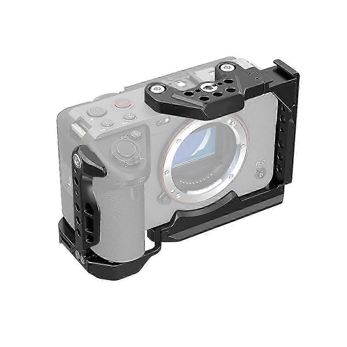 Aluminum Portable Quick Release Camera Cage Case Compatible with Sony FX3 FX30 SLR