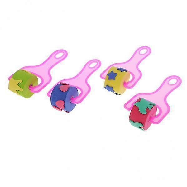 Sponge Roller Stamp Set for DIY Art Projects