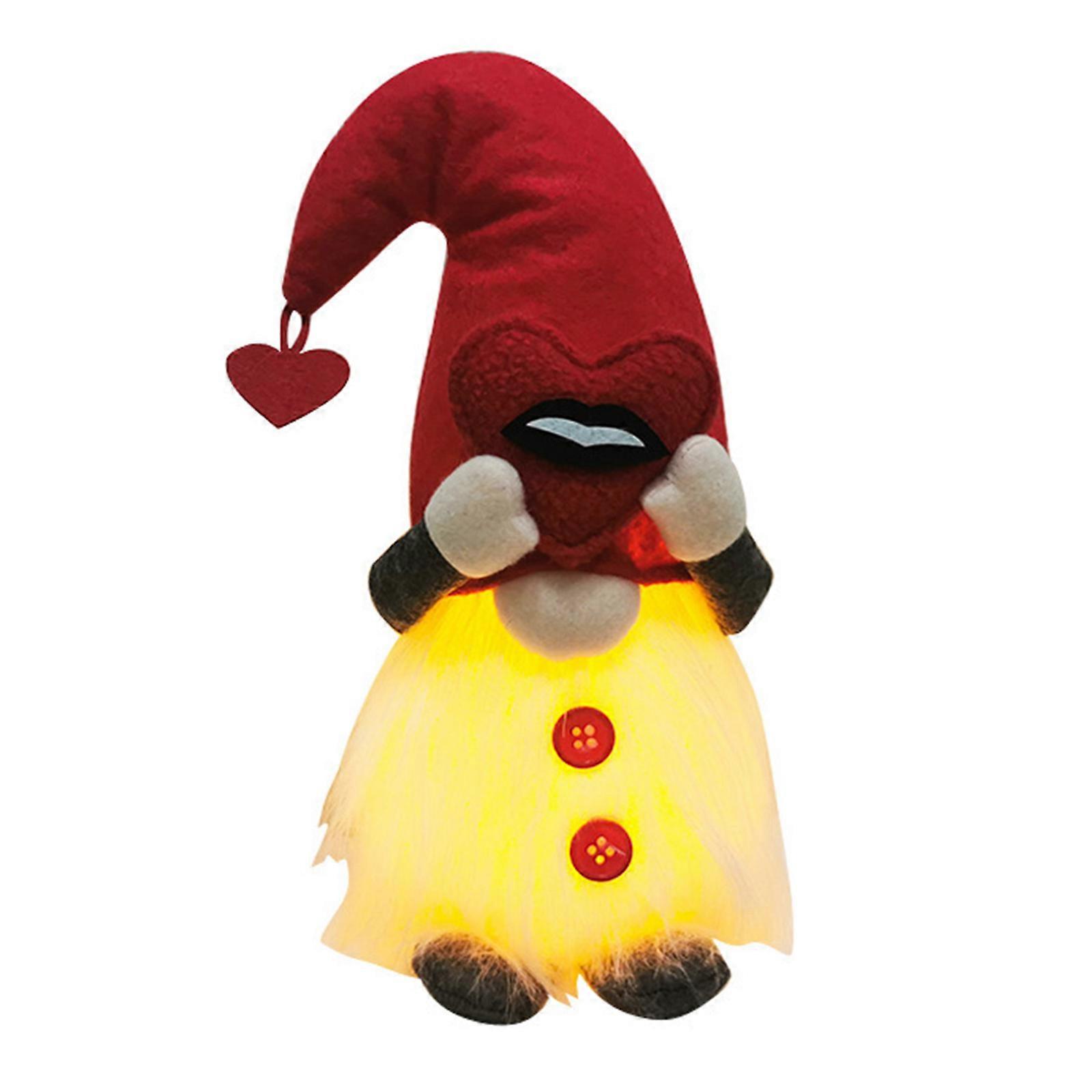 Mother's Day Gnome for Kids for Play in the Night Kids Favourite Easter Presents Kids Lovely Present with Red Hat Multicolor