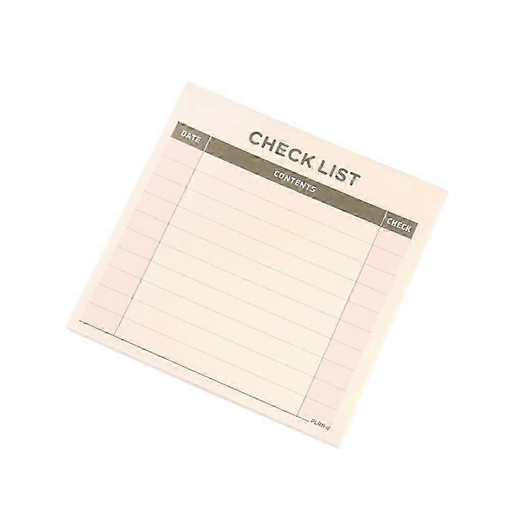 60 Sheets Memo Pad Schedule Plan Notebook Notepad Bookmark for School Office Supplies To-do List