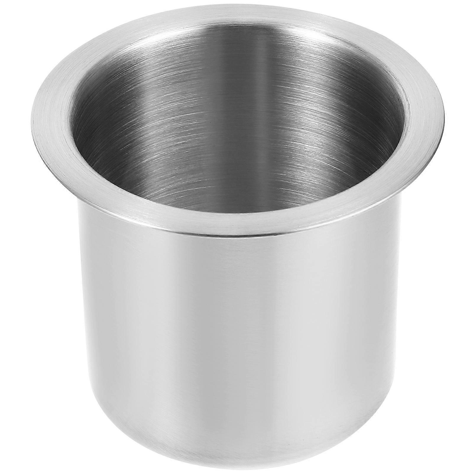 Durable Stainless Steel Single Cup Holder for Sofa, Boat, Couch – Secure, Tip Proof Design, Easy Installation, Modern Style for Home Use