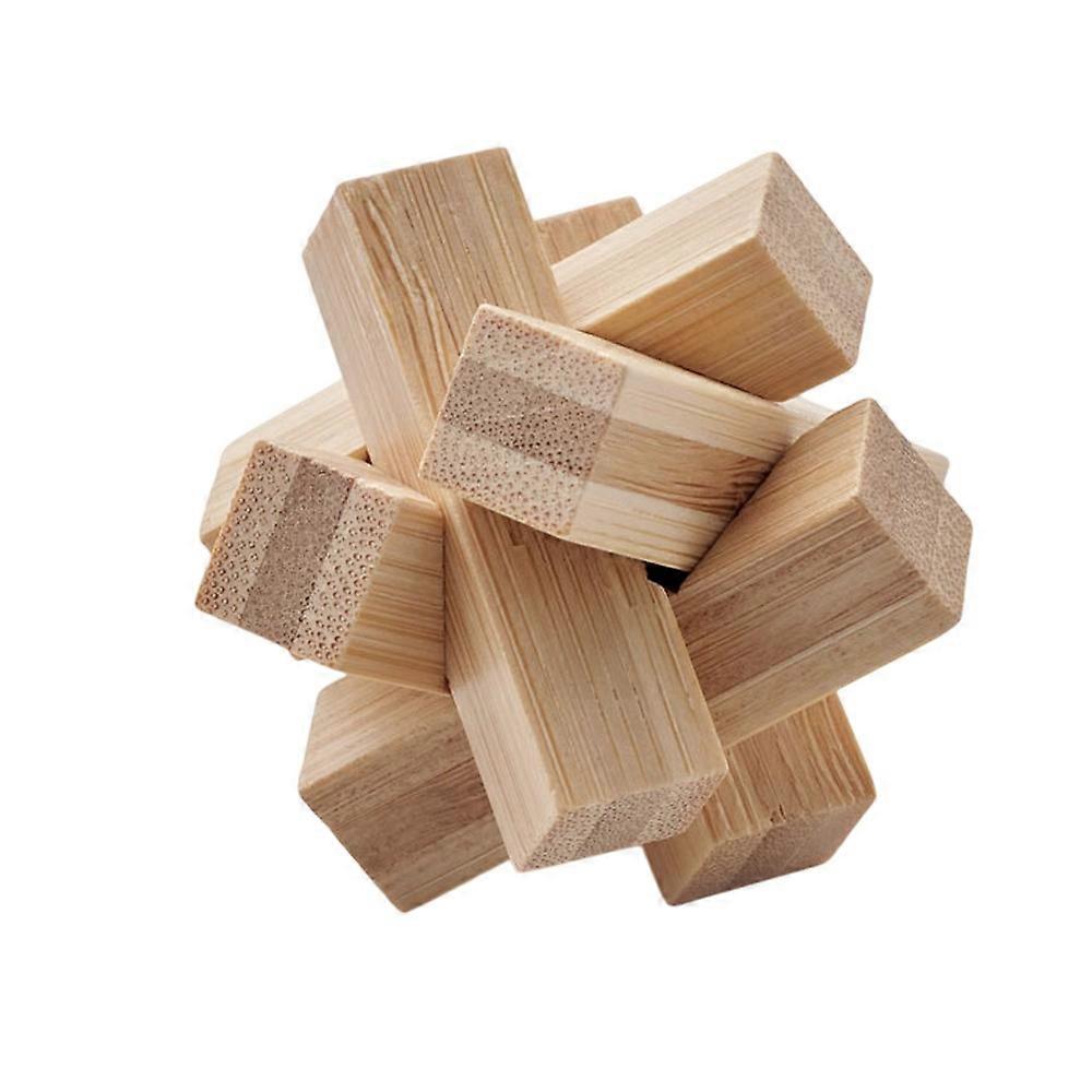 MidOcean Cubenats Bamboo Star Brain Training Game