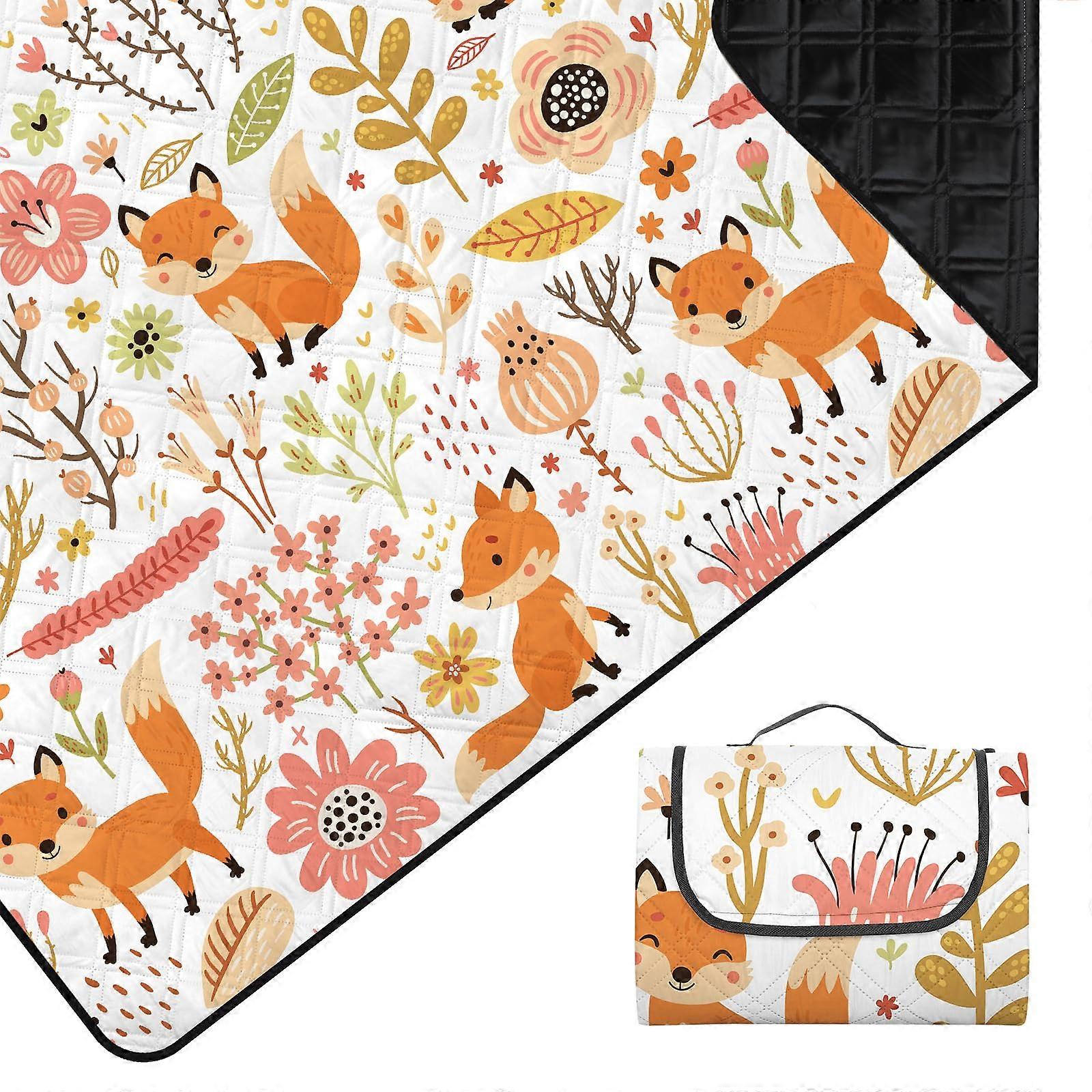 s Picnic Blanket Foldable 200x200 cm Beach Mat
