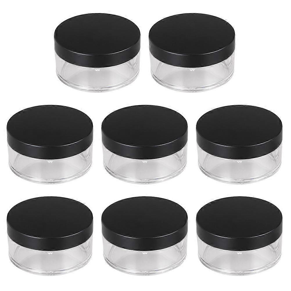 Empty Makeup Box Plastic Empty Travel Powder Container Mom Simple Design 8Pcs