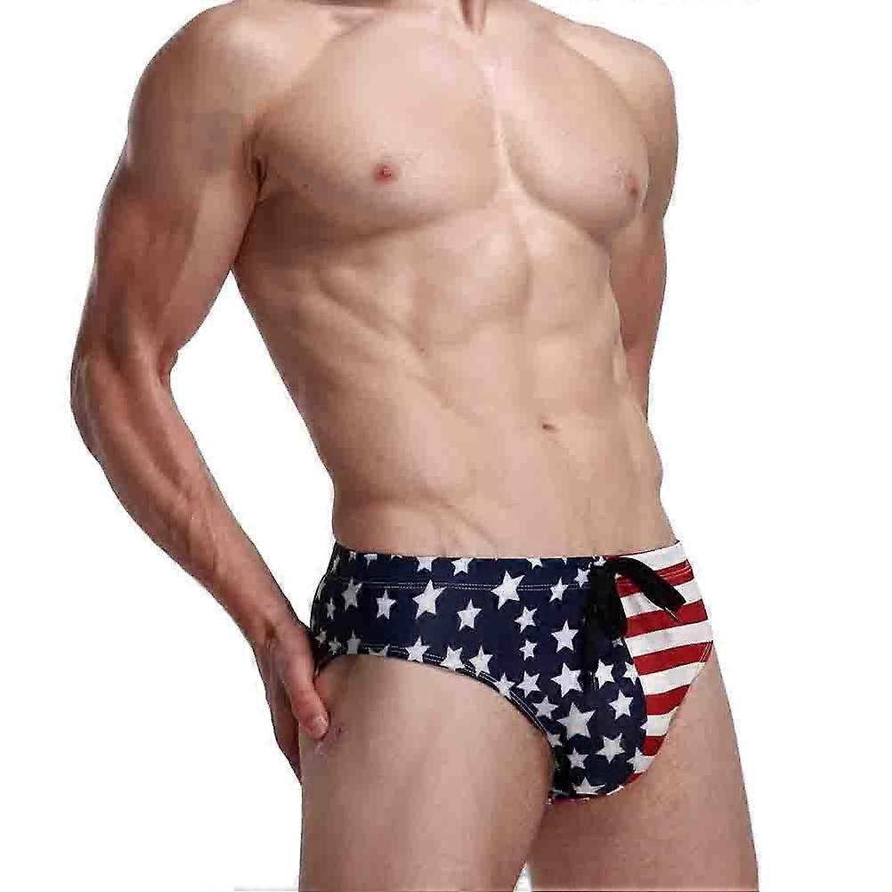 Swim Briefs For Men Triangle Underpants Beach Swimsuit Blue Suitable for Swimming Size Xl 1Pack