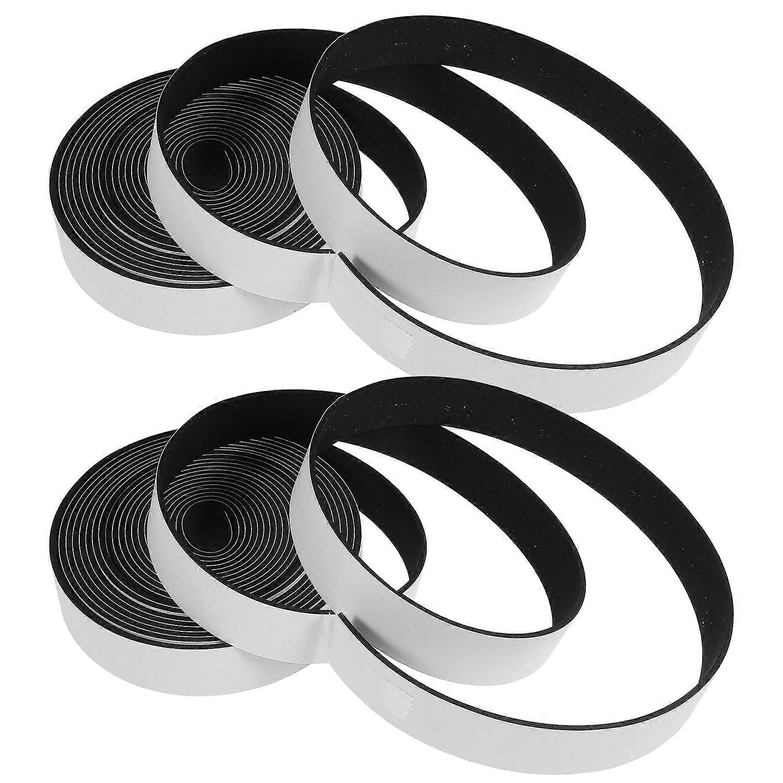 Self Adhesive Vibration Soundproofing Tape Weather Stripping Door Seal Strip Window Insulation Gap Blocker Durable Wear Material 2 Rolls