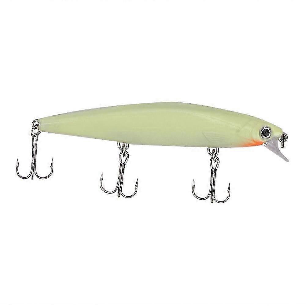 HENG JIA 11CM Vivid Lures Artificial Minnow Fishing Bait with Hooks(J)