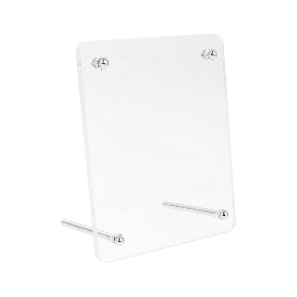 Certificate Frame Acrylic Photo Protection Specimen Storage Rectangular with Rounded Corners Decoration 2Pcs