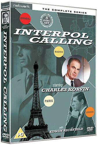 Interpol Calling The Complete Series DVD (2012) Charles Korvin cert PG 5 discs - Region 2