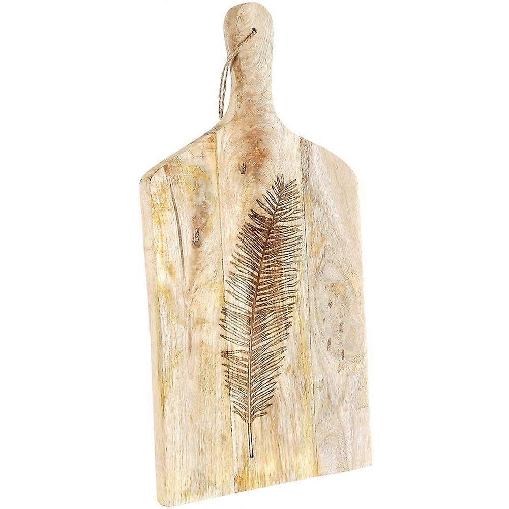 Mango Wood Cutting Board & Serving Tray with Handles