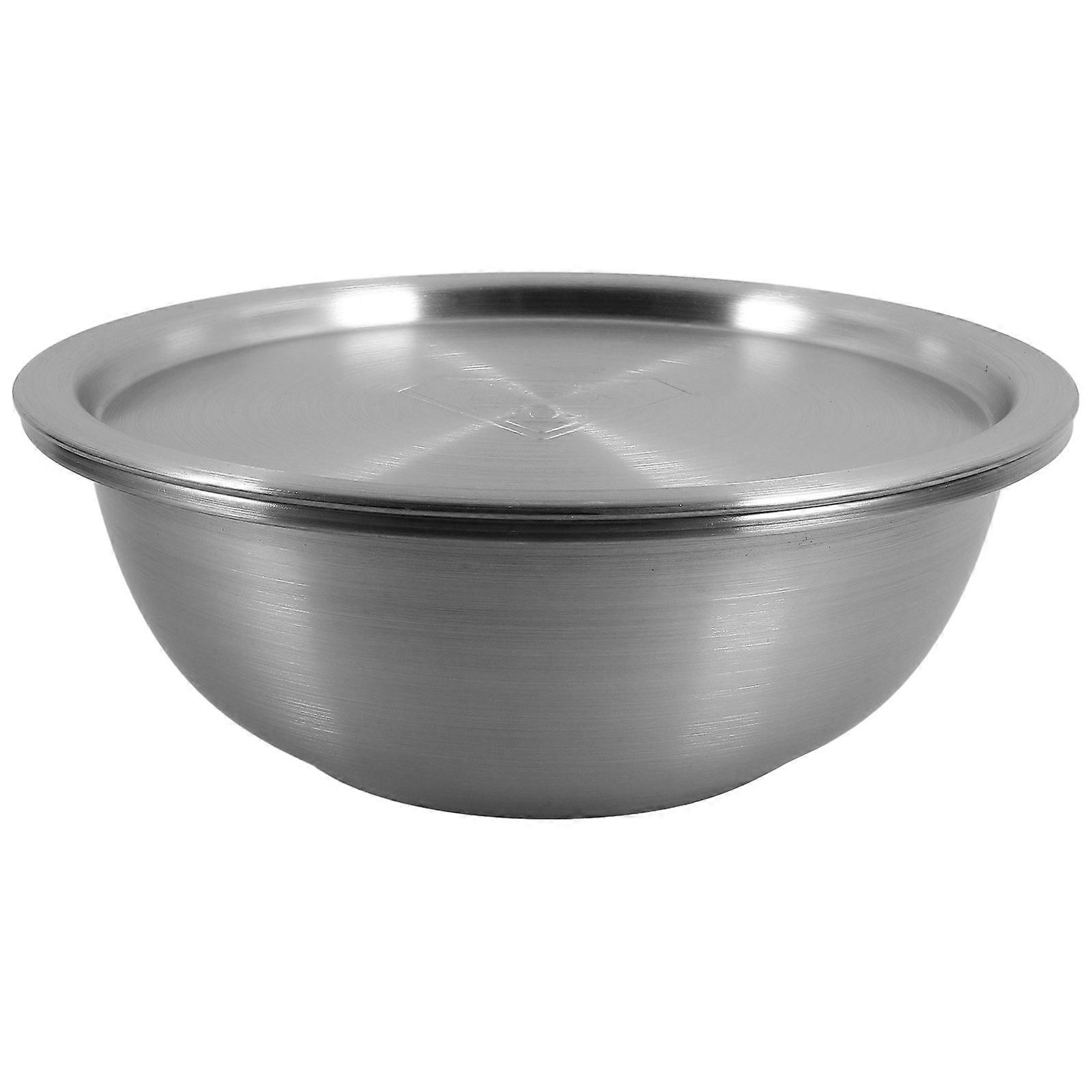 Metal Wash Basin Stainless Steel Fruit And Vegetable Washing Basin European Design 18.2x0.8cm 1 Set