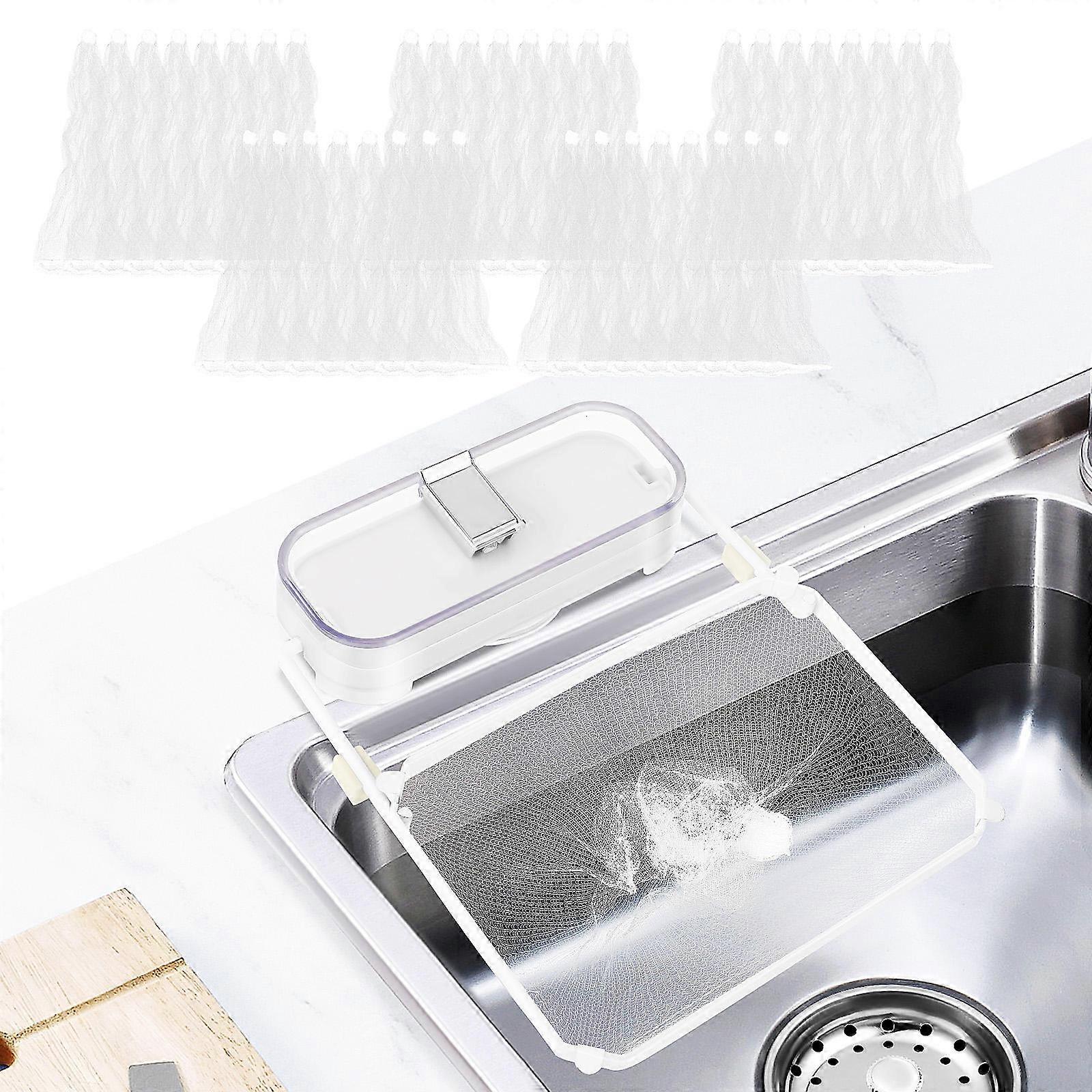 Waste Filtering Kitchen Sink Strainer With Mesh Bag For Kitchen 18.00X16.50X3.00CM 1Set