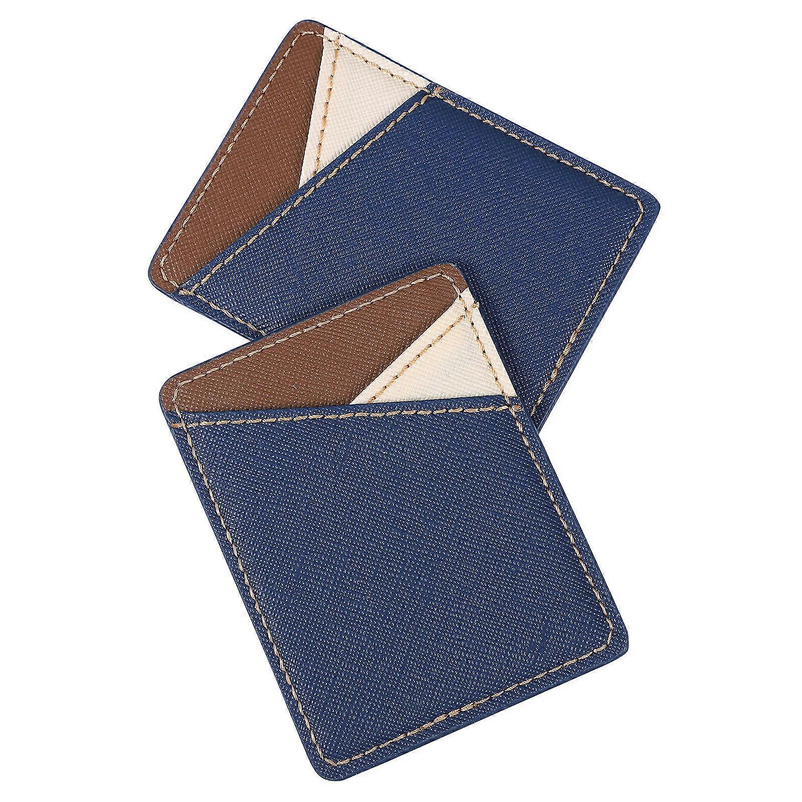 Blue Phone Back Holders with PU for Mobile Phone Use Holds Cards Small and Handy Wallets