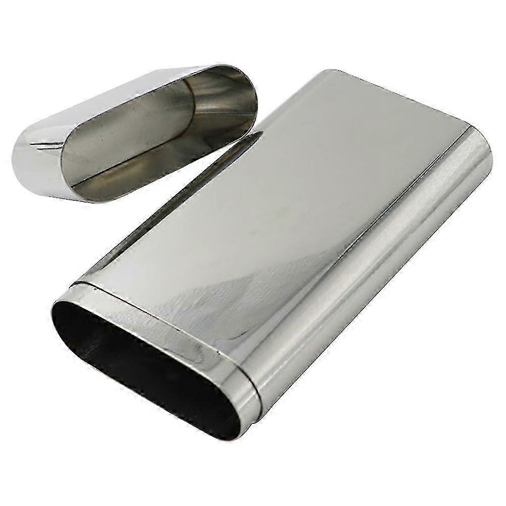 Portable Cigar Box Carrying Case Made of Stainless Steel for Secure Storage of Your Favorite Cigars