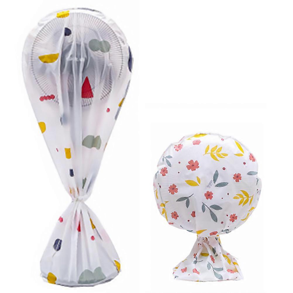 Fan Protective Cover Full Cover Home Use Dustproof Square Shape 140X66cm PEVA Material 2Pack
