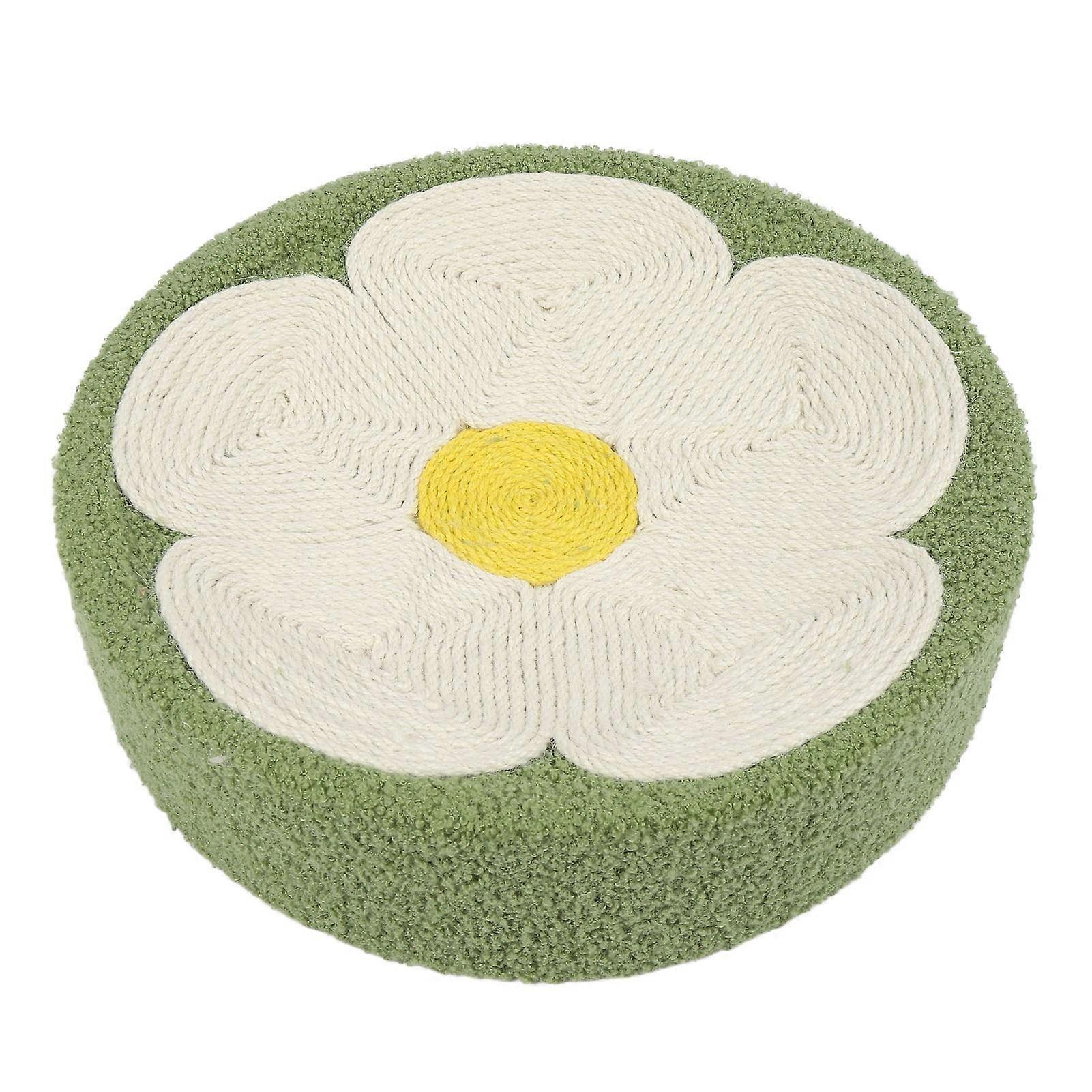 Round Cat Scratcher Ergonomic Cat Scratching Lounge Bed Sisal Cat Scratch Pad for Indoor Cats Claw Grinding Flower