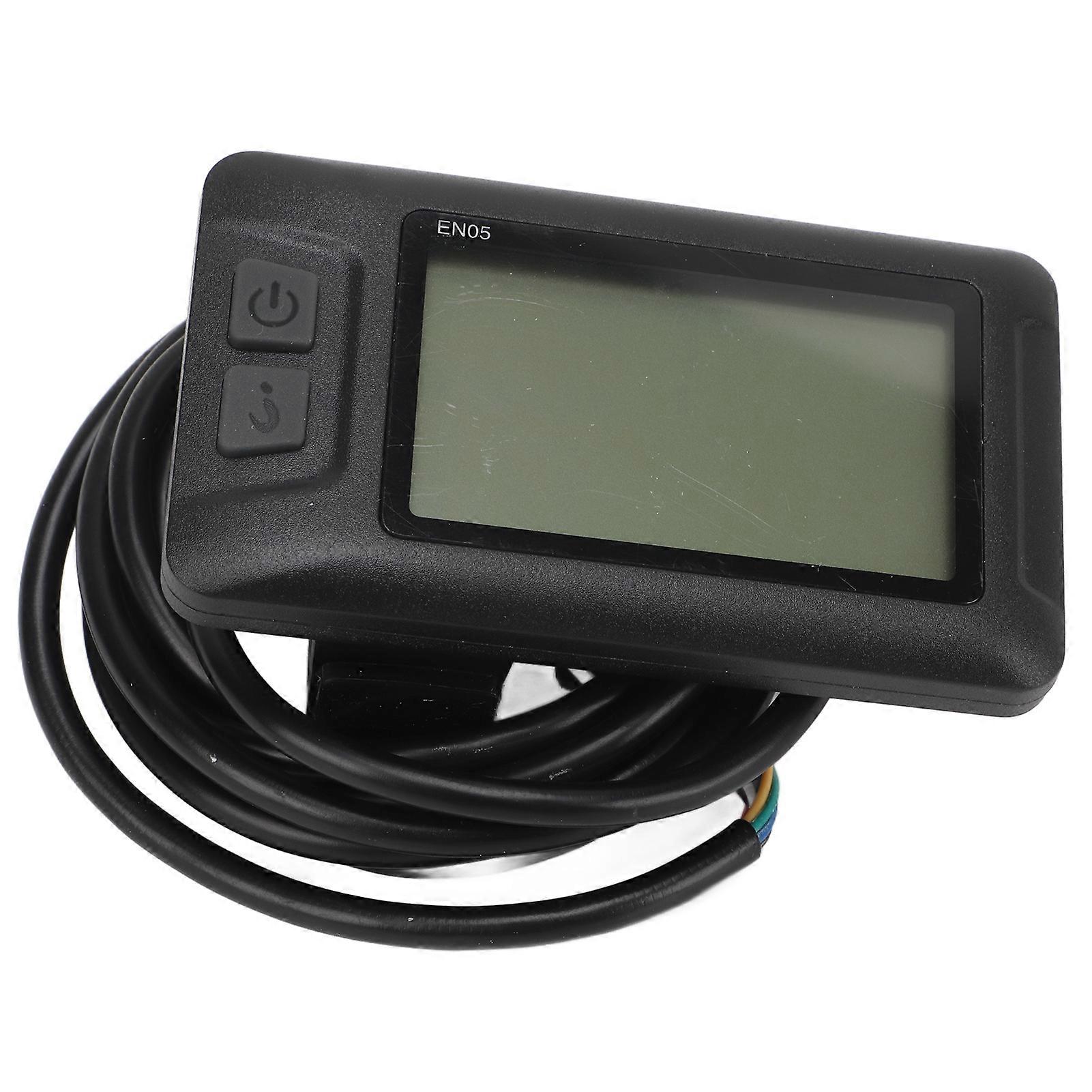 Electric Bike LCD Display Meter ABS 36V 48V Control Panel 22.2mm
